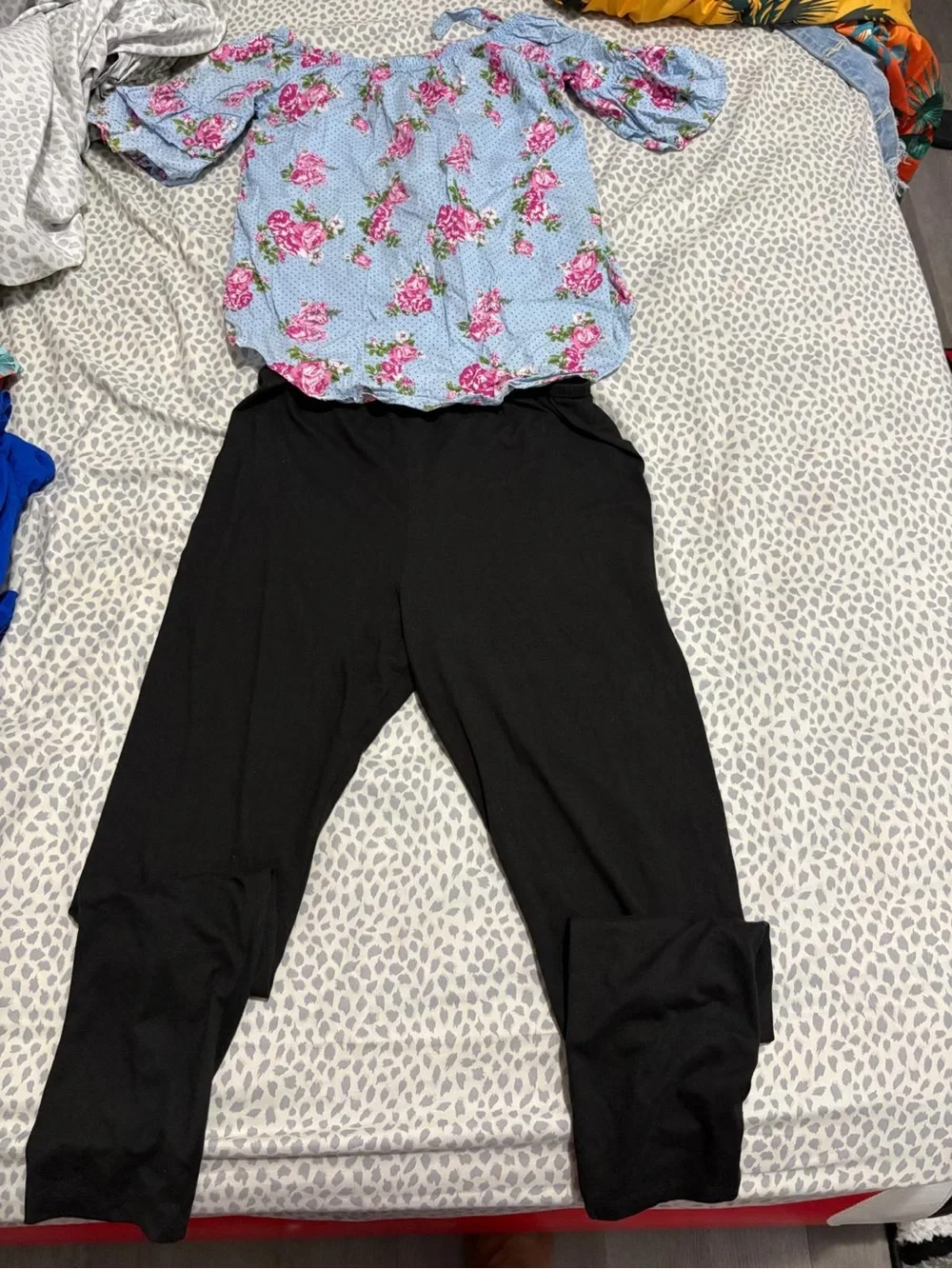 Girls' Black Stretch Leggings — Comfortable Everyday Fit